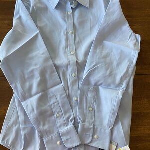 Jones NY Petite Collection long sleeve button down shirt